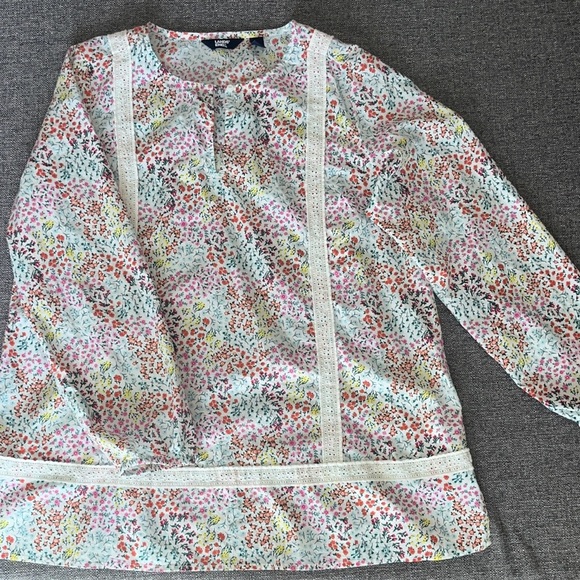 Lands' End Women's Multicolor Tunic Top - Picture 1 of 8